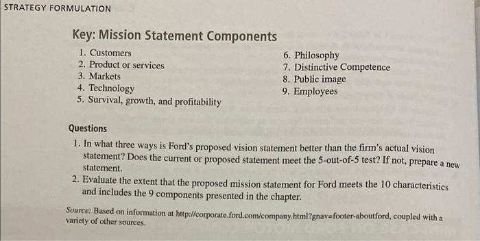 VISION FOR THE FUTURE AND MISSION FOR THE PRESENT Headquartered in Dearborn,