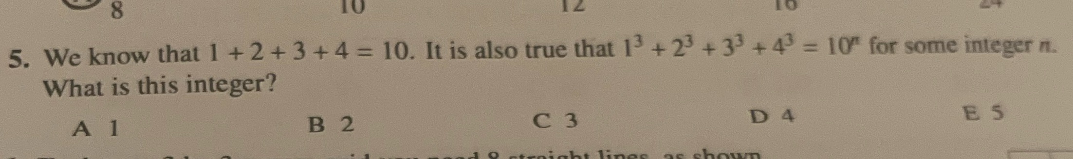 this 10 5. We know that 1 + 2 + 3 +4
