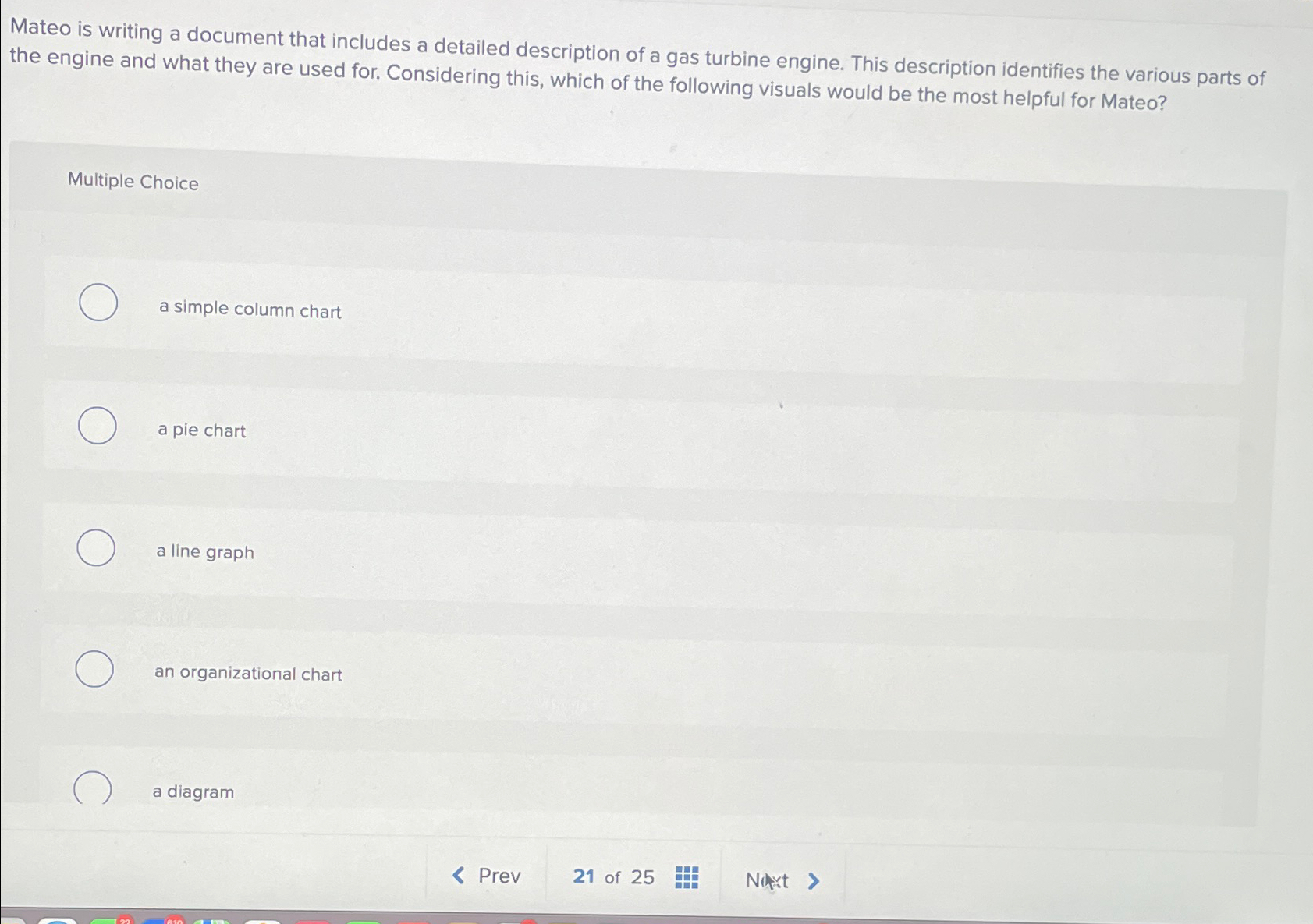  Mateo is writing a document that includes a detailed description of