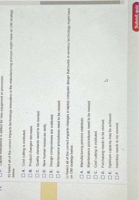 a company. For instance, discuss what impact the following internal factors might