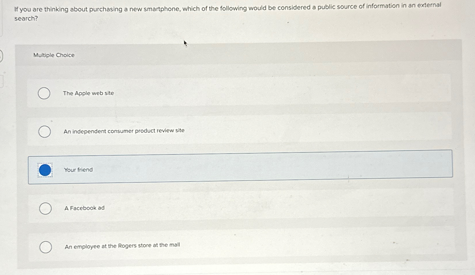  If you are thinking about purchasing a new smartphone, which of