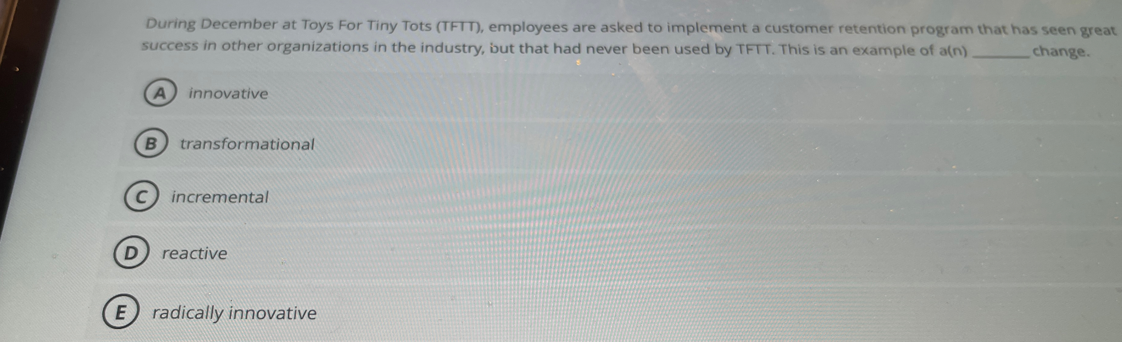  During December at Toys For Tiny Tots (TFTT), employees are asked