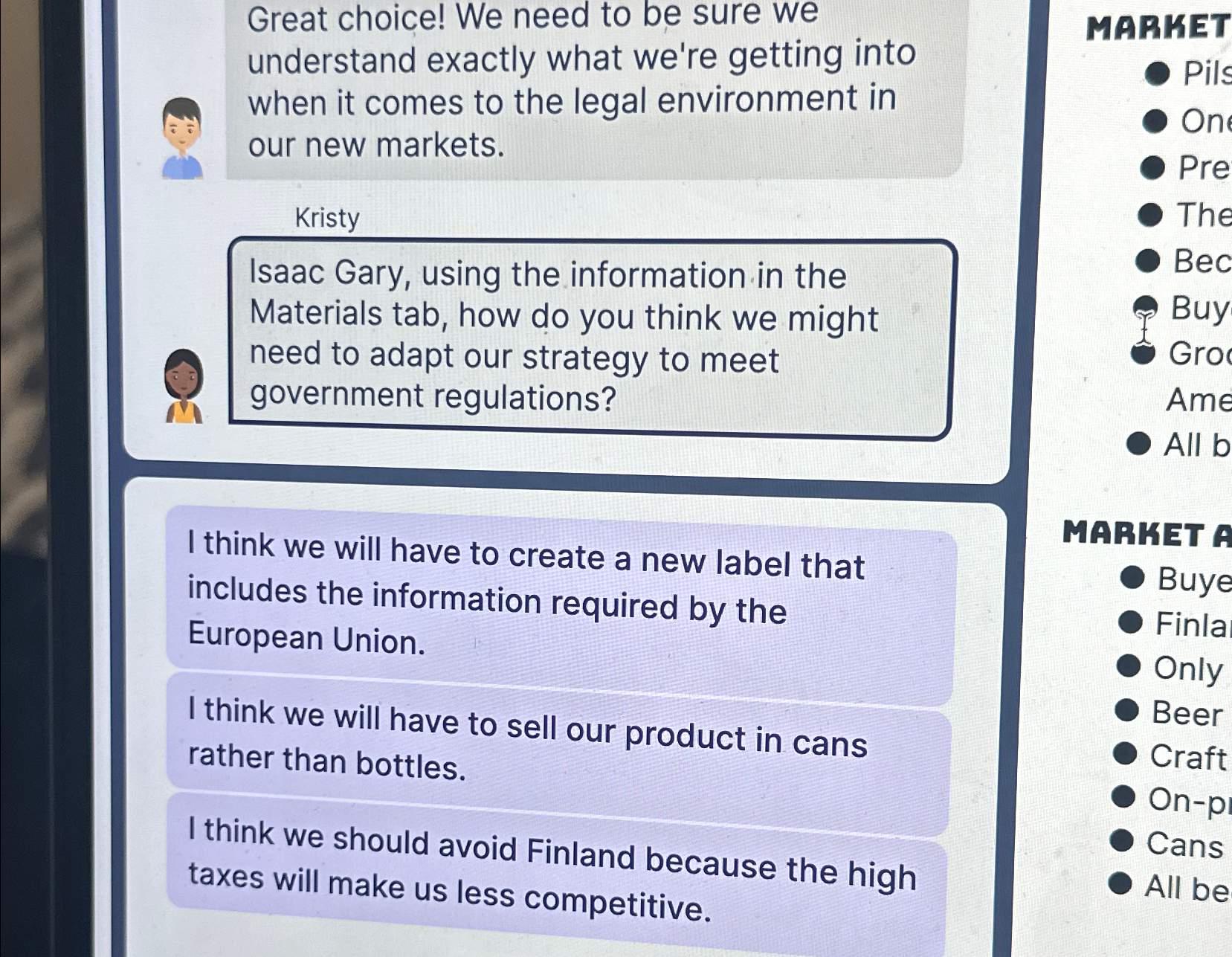  Great choice! We need to be sure we understand exactly what