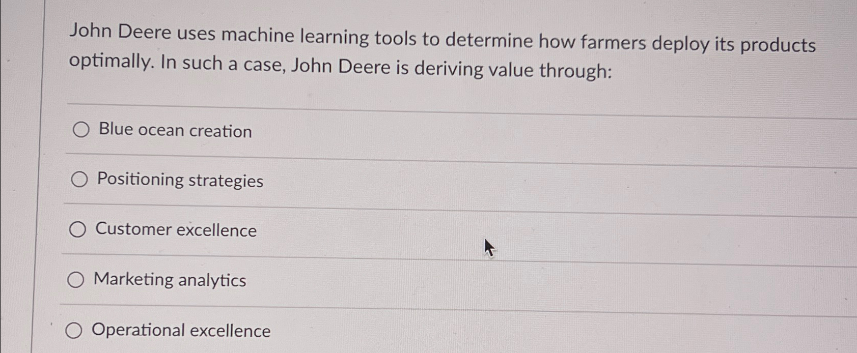  John Deere uses machine learning tools to determine how farmers deploy