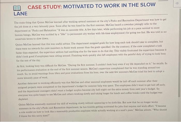  2. To what extent do goal setting and equity theories of