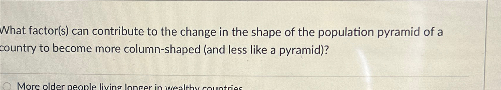  What factor(s) can contribute to the change in the shape of