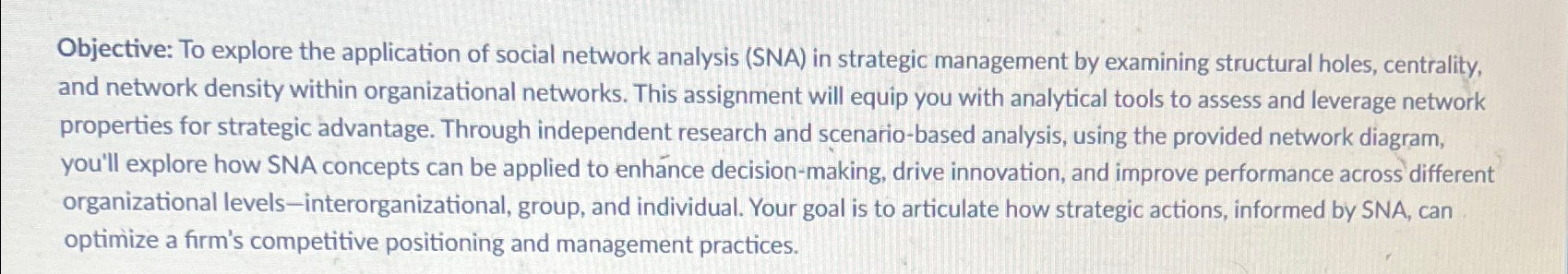  Objective: To explore the application of social network analysis (SNA) in