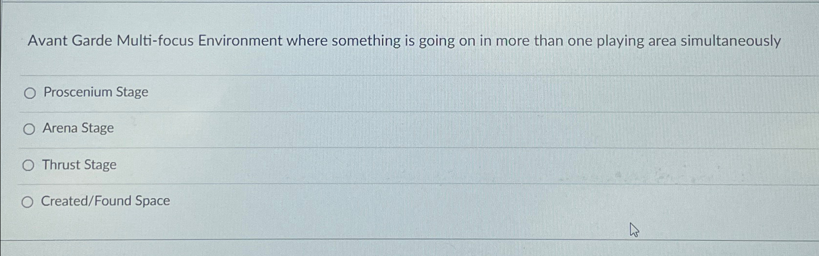  Avant Garde Multi-focus Environment where something is going on in more
