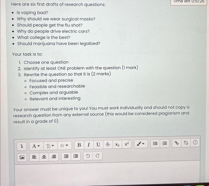 Answer the question as fast as you can Here are six first