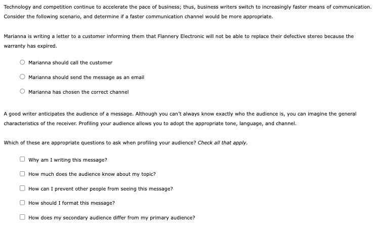 to write this message? Why am I sending this message? Should this