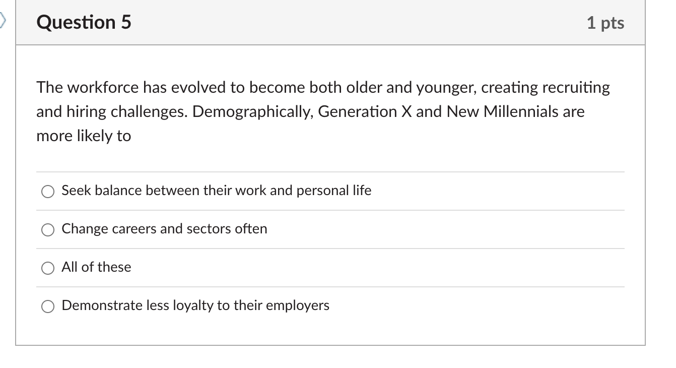 The workforce has evolved to become both older and younger, creating