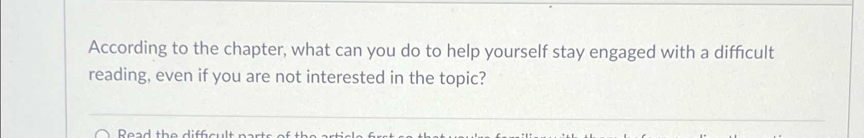  According to the chapter, what can you do to help yourself