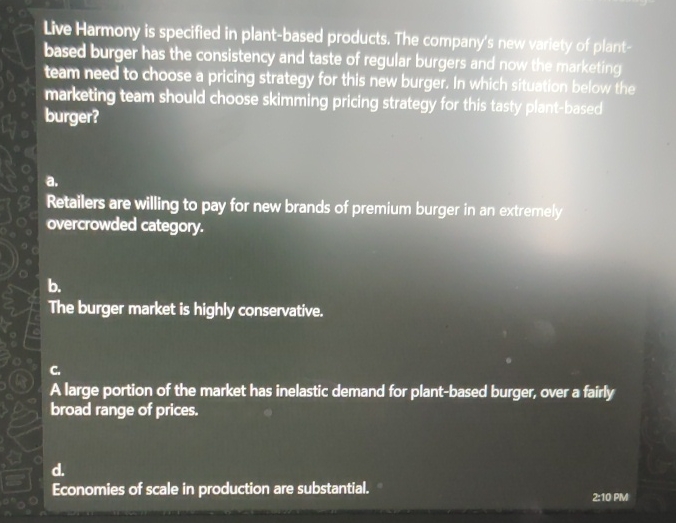  Live Harmony is specified in plant-based products. The company's new varicly