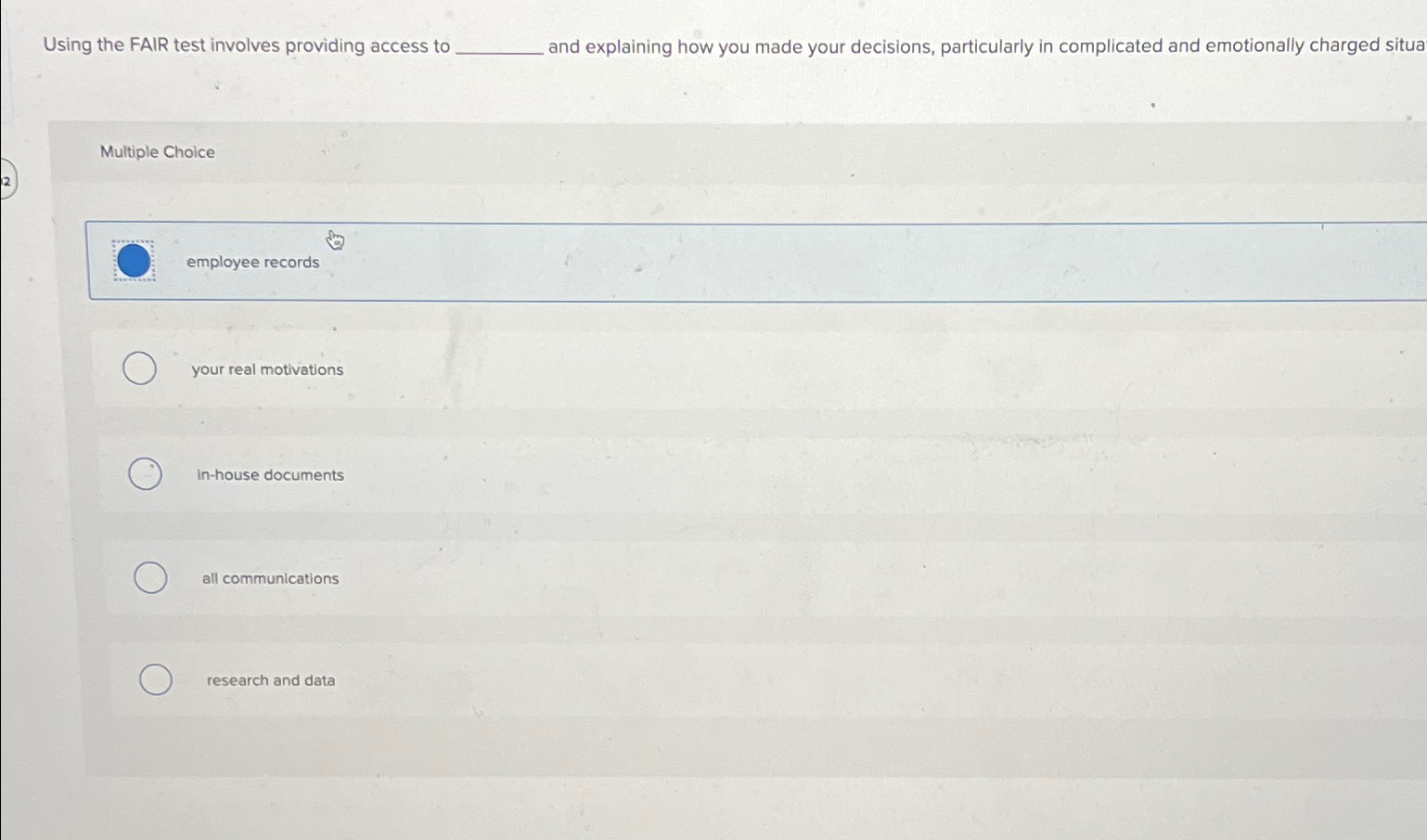  Using the FAIR test involves providing access to and explaining how