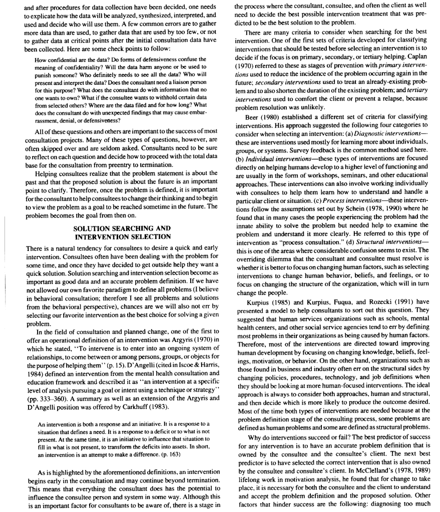 be of the most value to them. It can include things like: