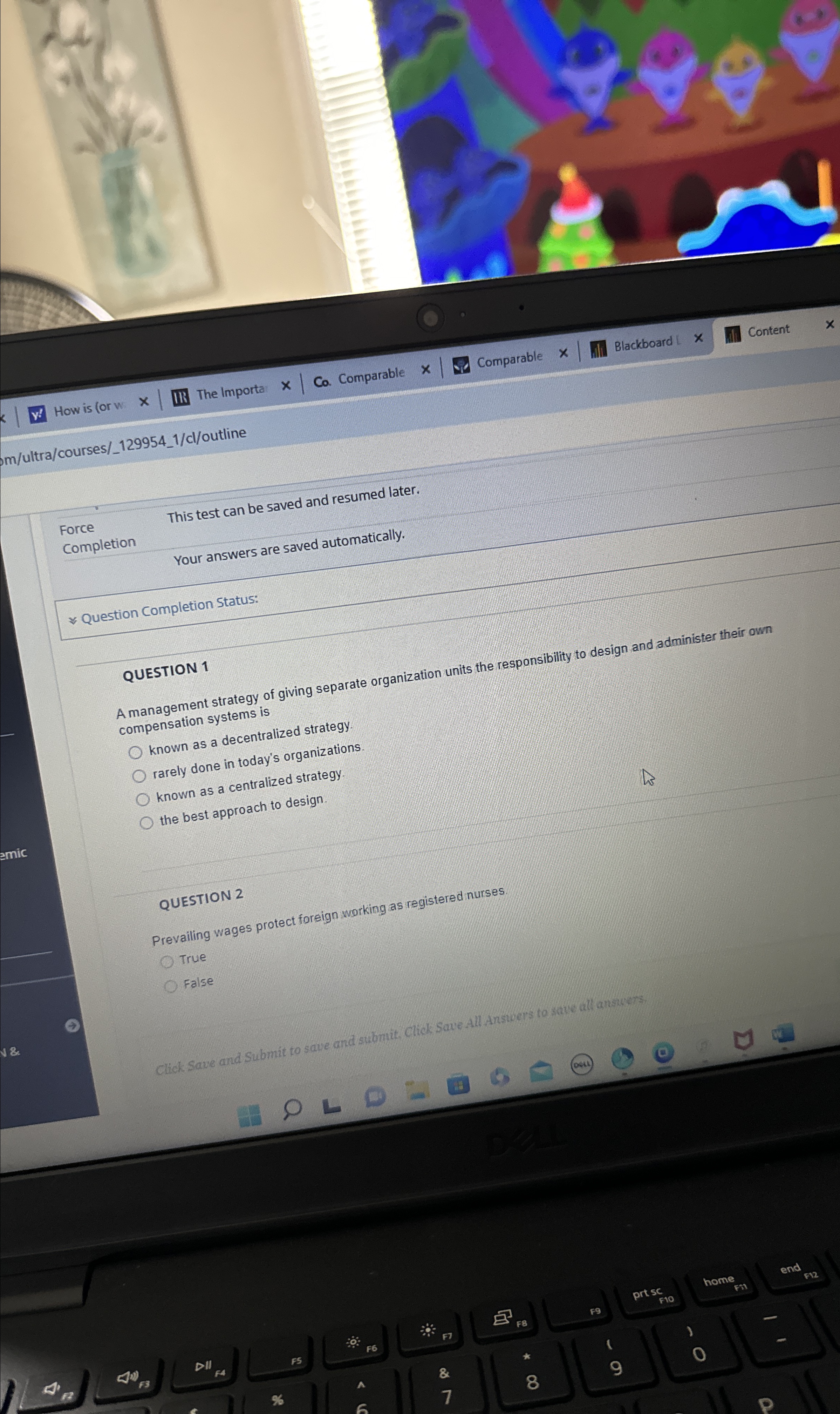 How is (or w The Importa Comparable Comparable Blackboard Content om/ultra/courses/_129954_1/cl/outline