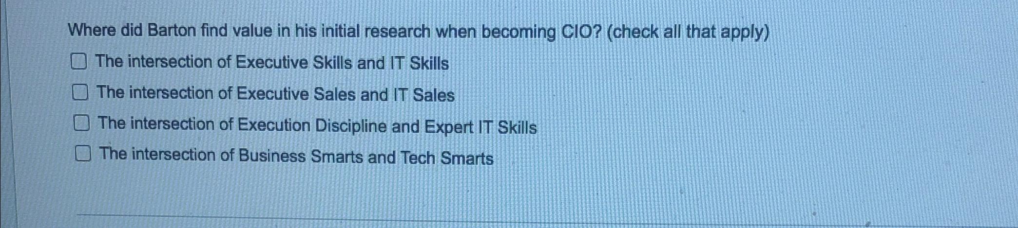  Where did Barton find value in his initial research when becoming