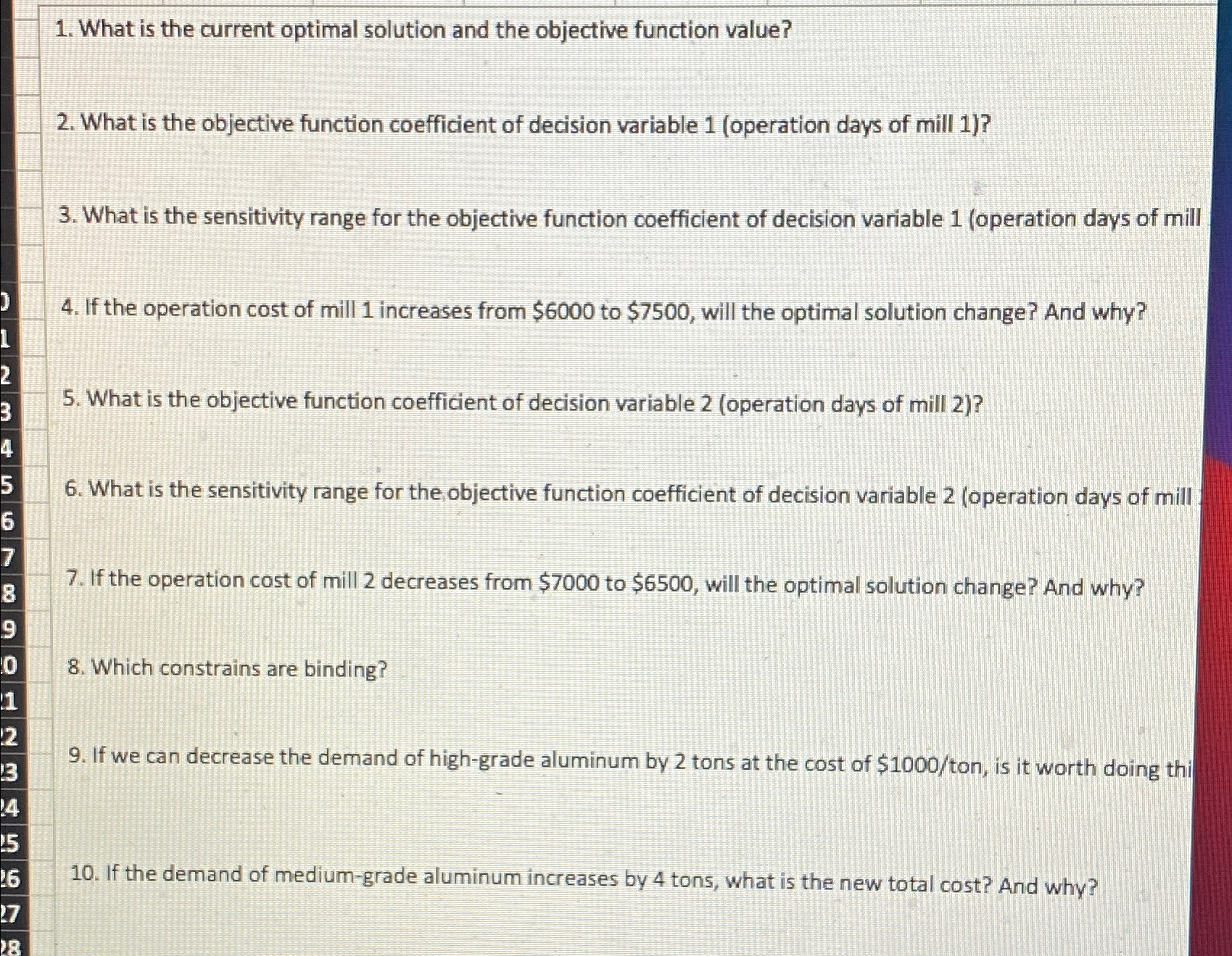  What is the current optimal solution and the objective function value?