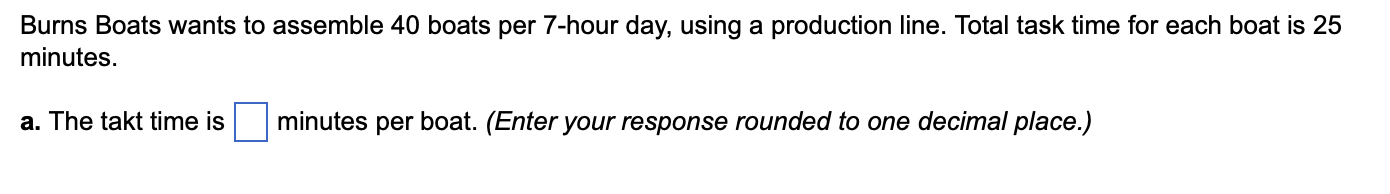 Question B asks: The theoretical minimum number of workstations is:_____. (Enter your