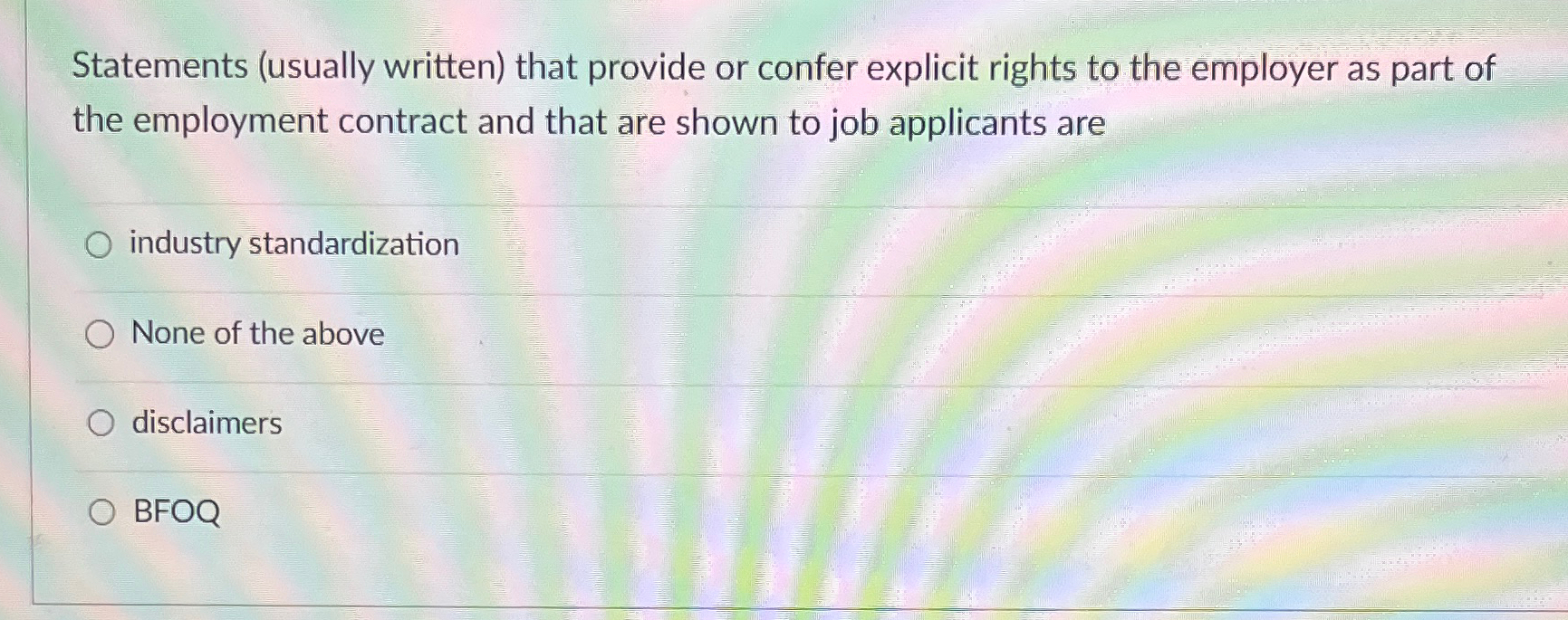  Statements (usually written) that provide or confer explicit rights to the