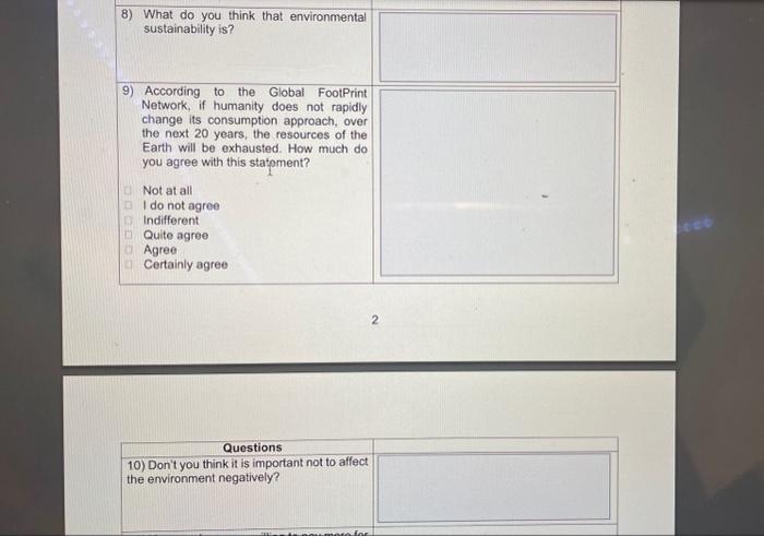 2 columns: one labelled 'Questions' and the second, parallel colurn lobelled 'Mistakes'.