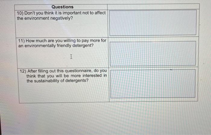 Read the questionnaire and identify the mistakes. Each queston contains a mistake
