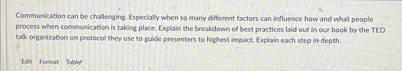  Communication can be challenging. Especially when so many different factors can