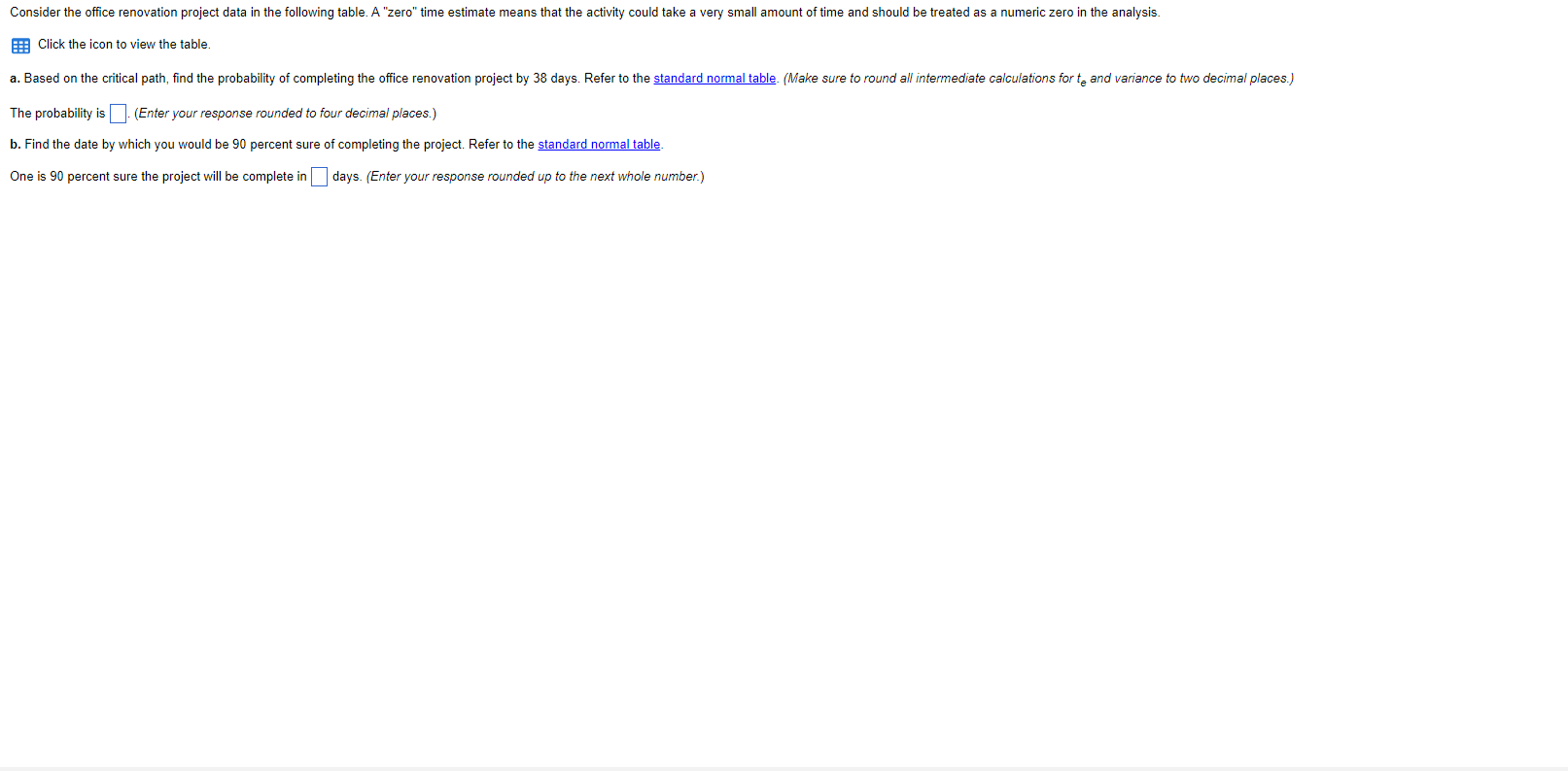  Click the icon to view the table. a. Based on the