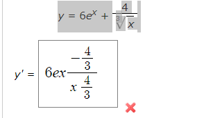 Differentiate the function. I seem to be going wrong somewhere not sure,