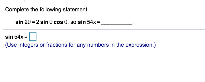 sin B = 75, with a in quadrant II and B in