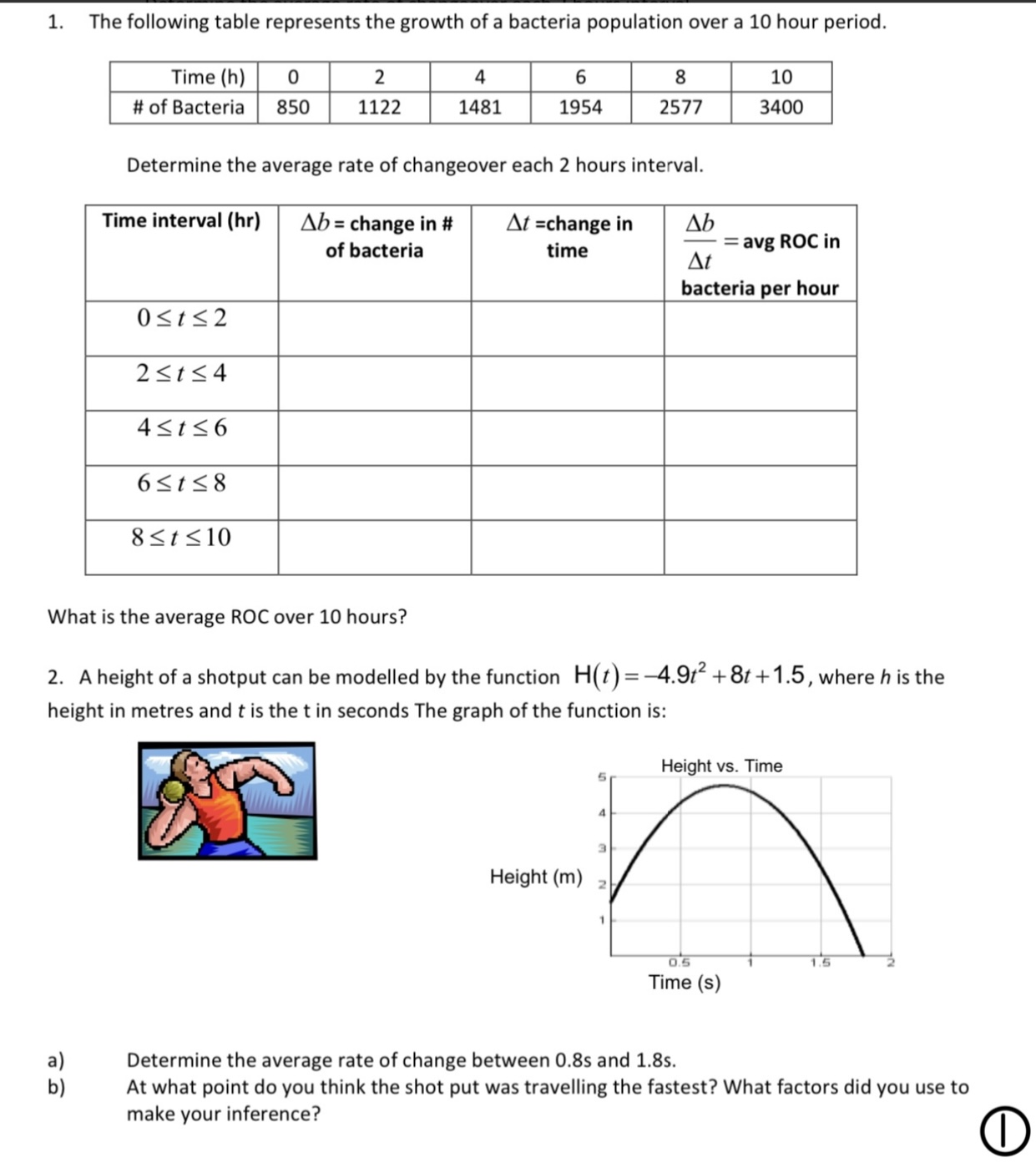 Please show step by step mathematical workings for each question and please