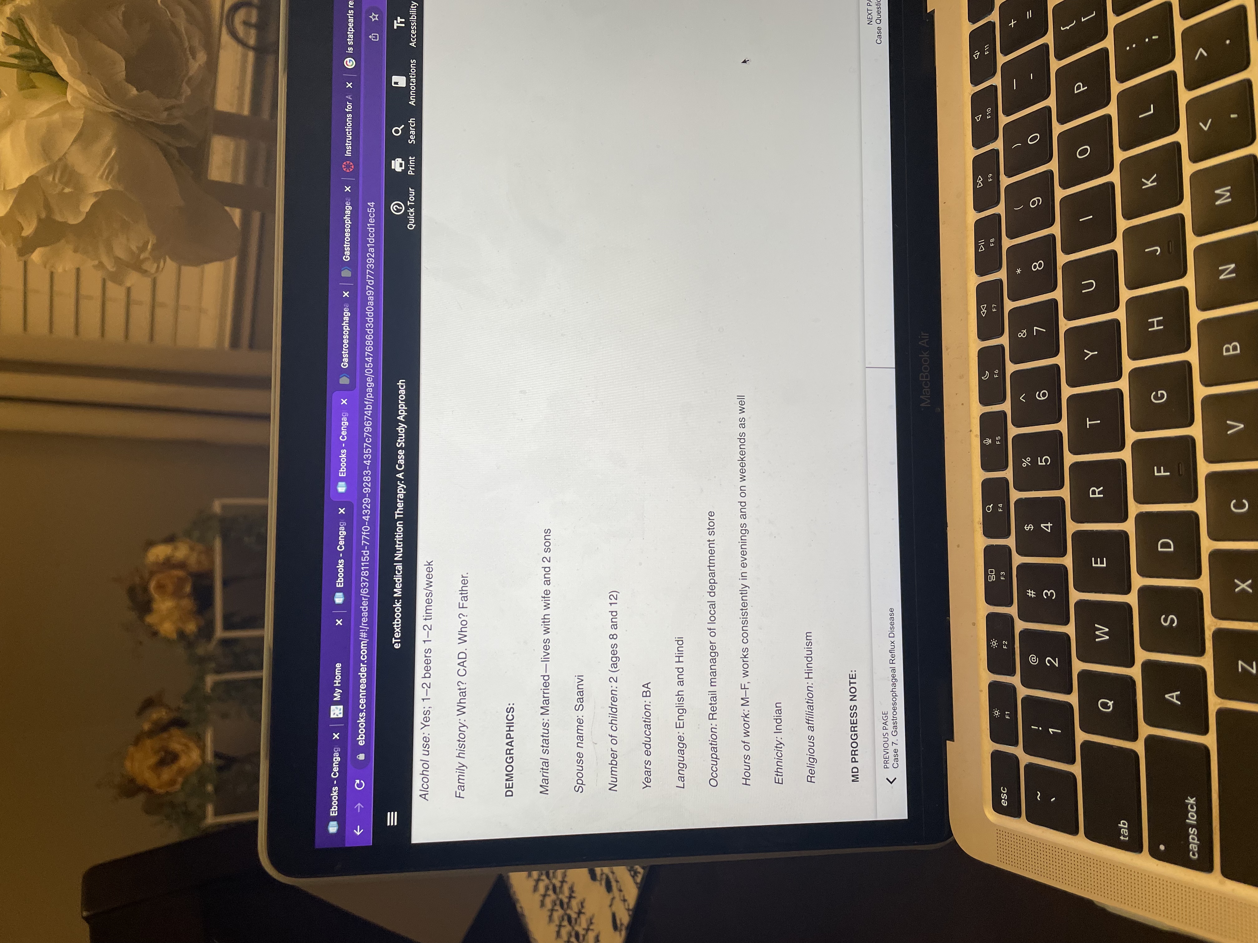 may have.List the most common complications of GERD?Nutrition AssessmentWhat risk factors does