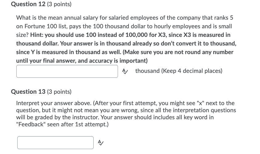 nearest $1000Since the Size is a categorical variable, which has three levels.