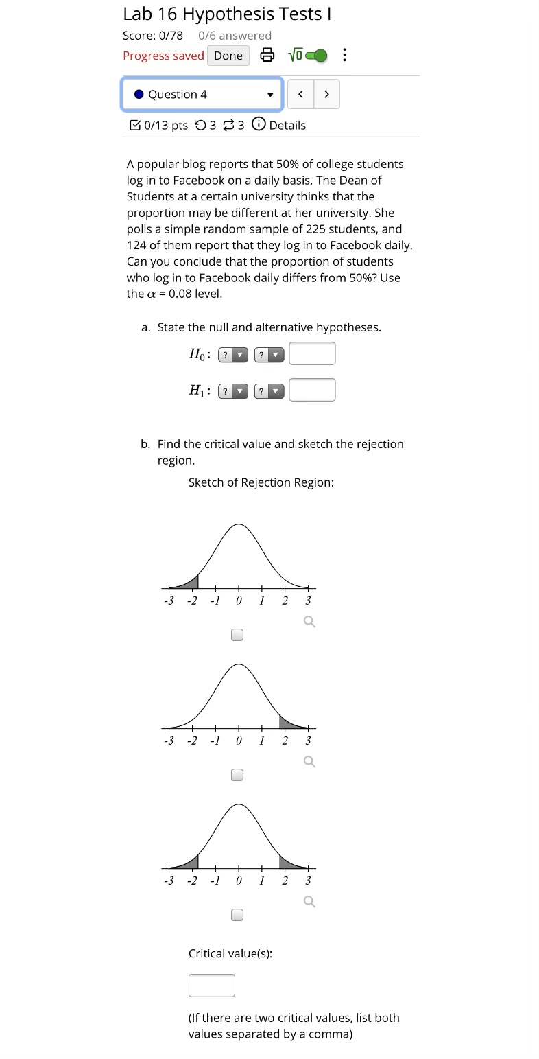 Bonapts '03 33 Game A survey organization sampled 64 households in a
