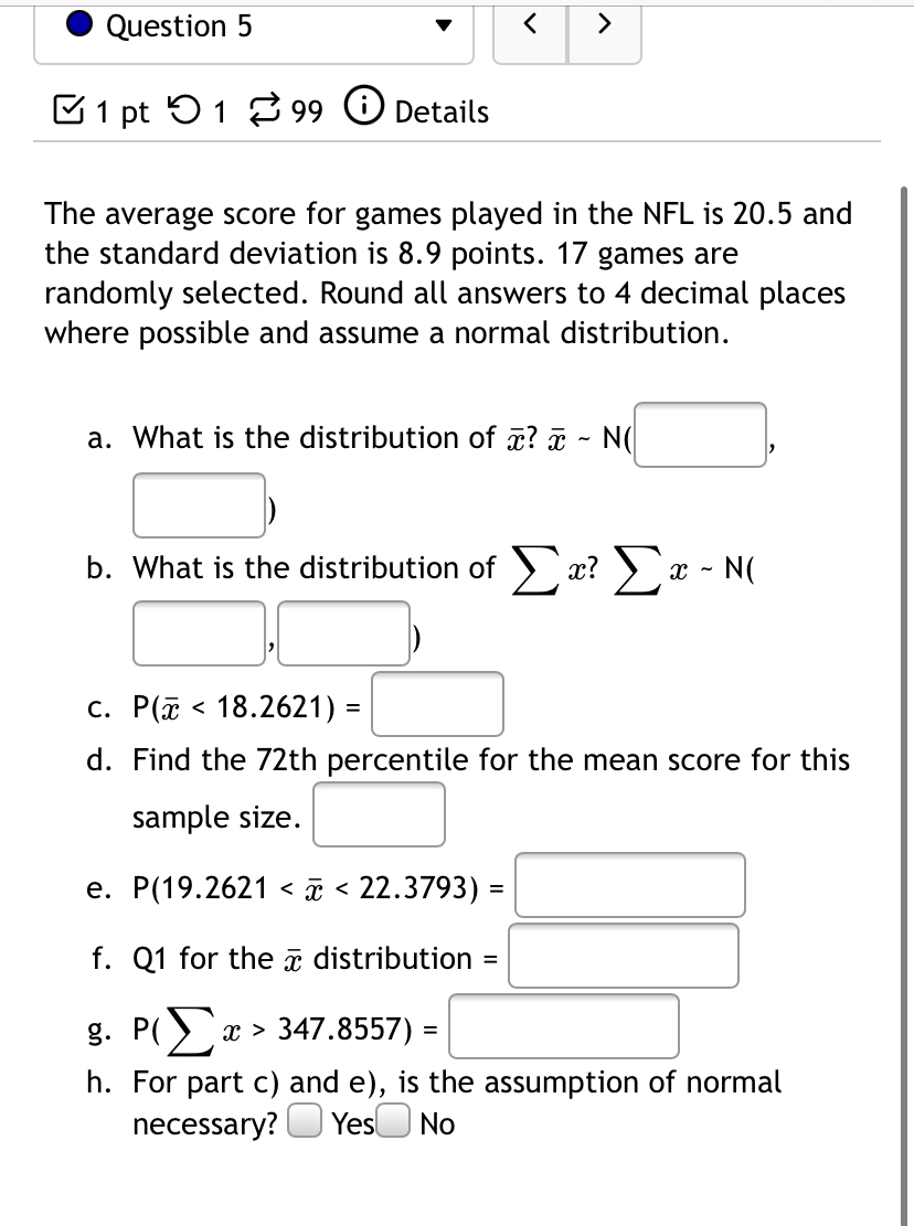 than 145. c. Find the third quartile for the average number of