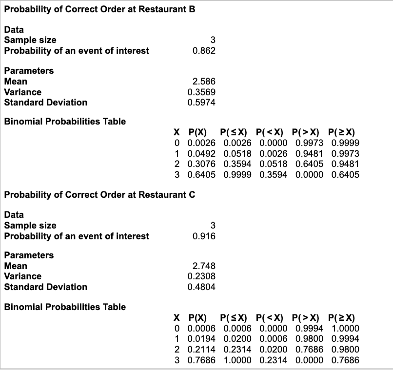 is the question, the other provides the data. Suppose that you and