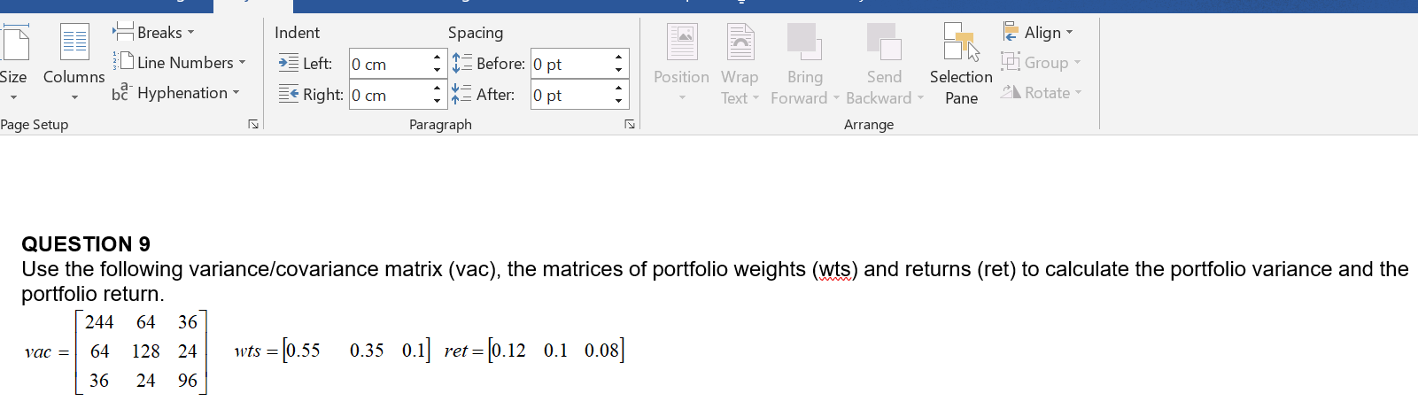 QUESTION 3Using the following function:z = 20 + 100x - 3x2- 2y2+