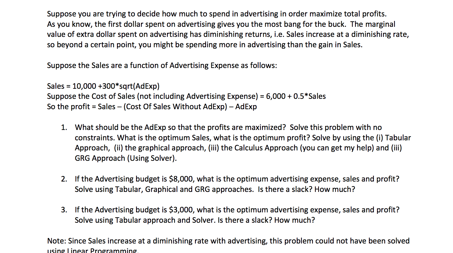 having trouble with this assignment - has to be done in excel.