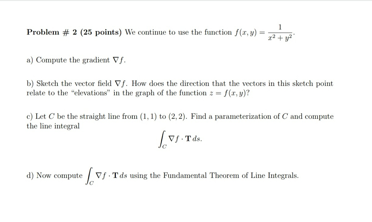 solutions for this problem 1 Problem # 2 (25 points) We continue