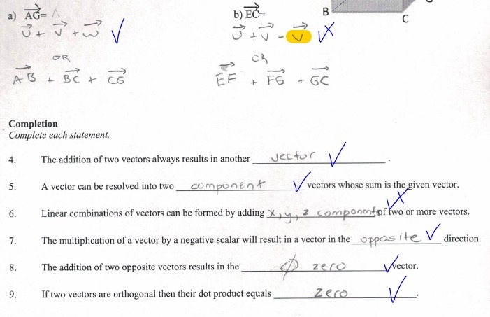 a) AG- b) EC B + V C + OR OK