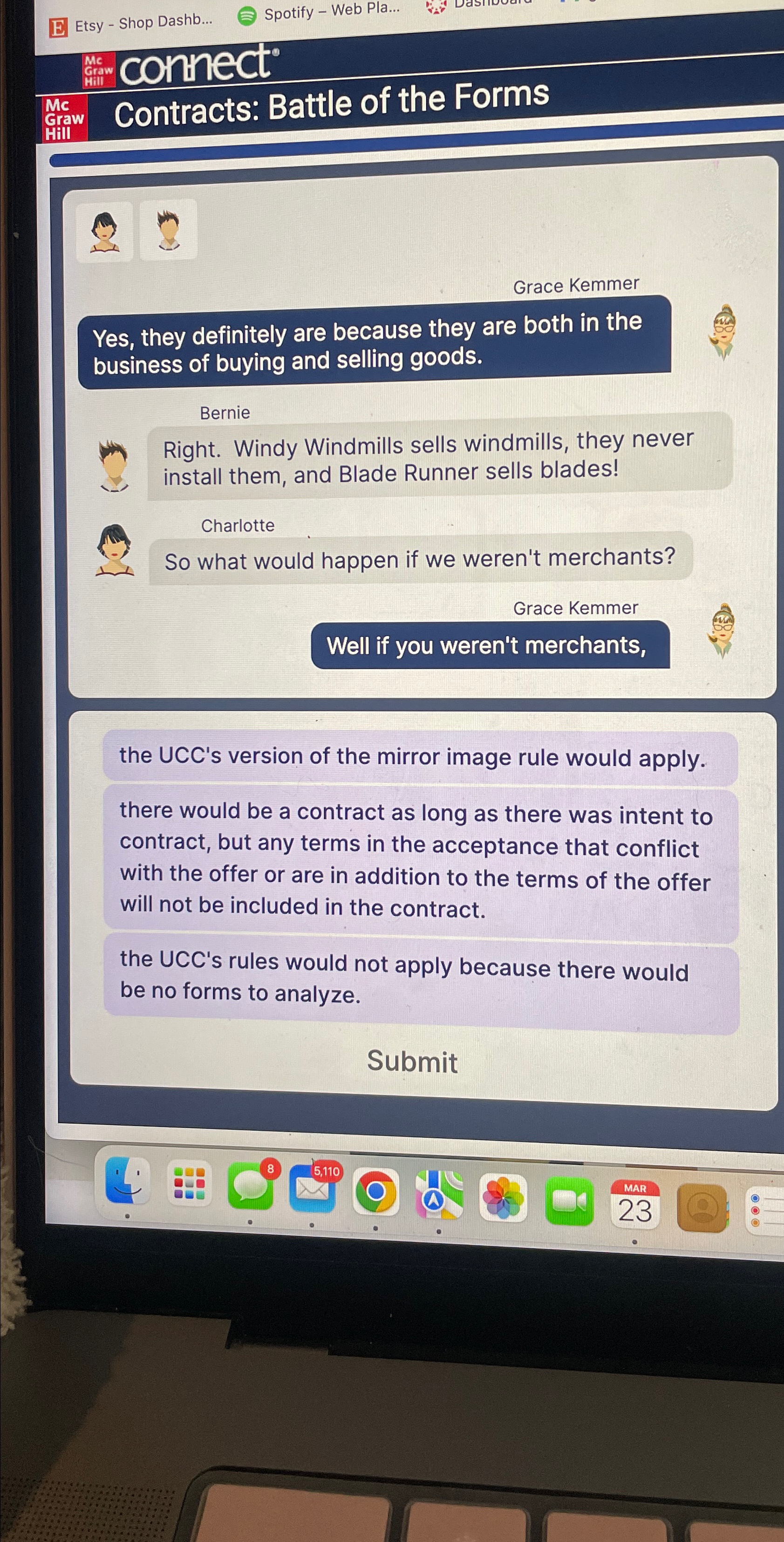  Etsy - Shop Dashb... Spotify - Web Pla... connect Mc Contracts: