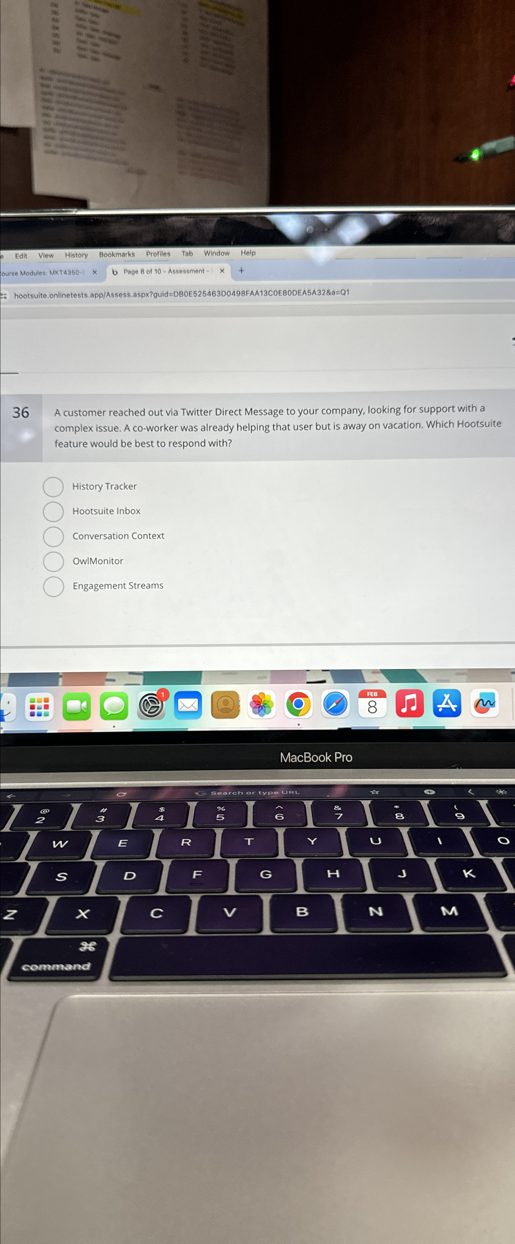  36 A customer reached out via Twitter Direct Message to your