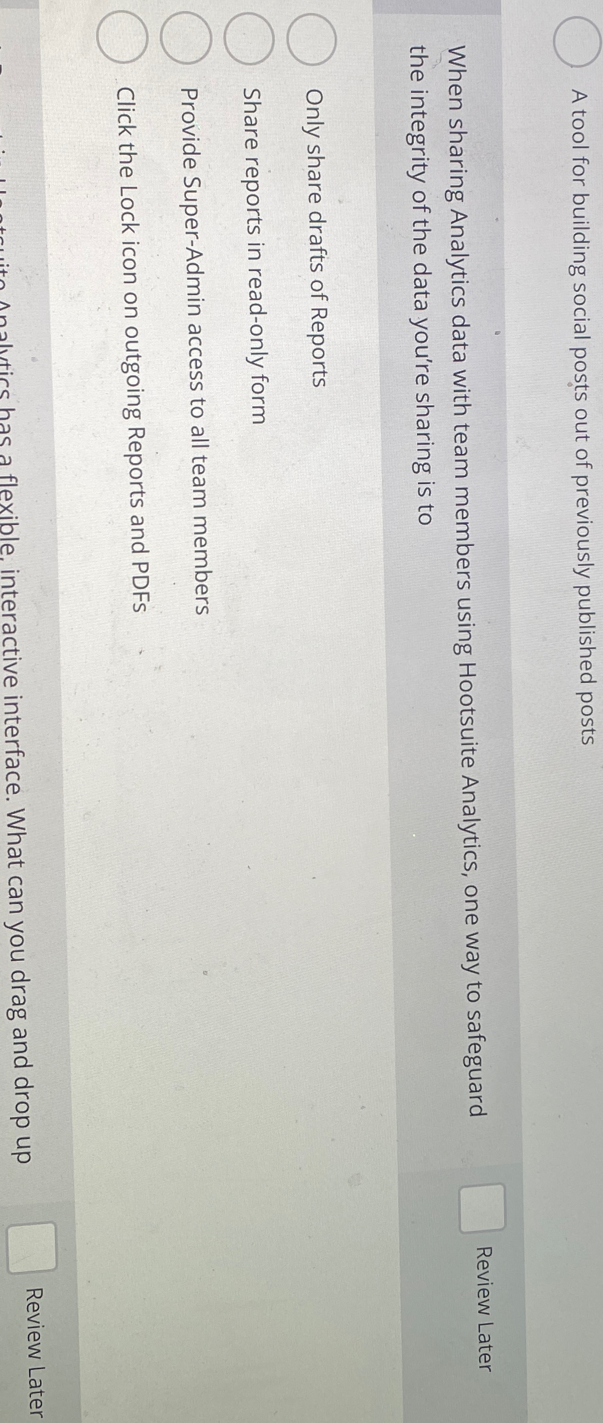  A tool for building social posts out of previously published posts