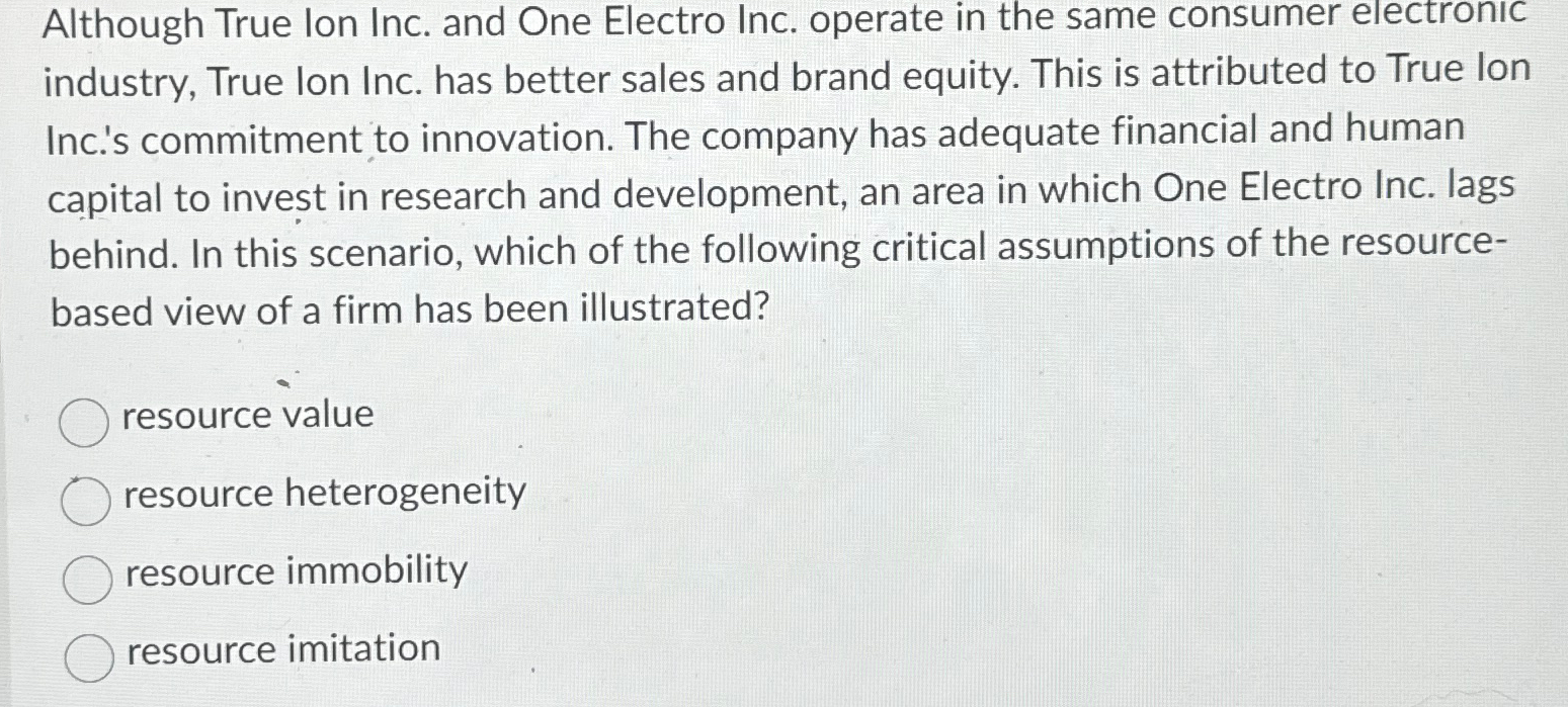  Although True Ion Inc. and One Electro Inc. operate in the