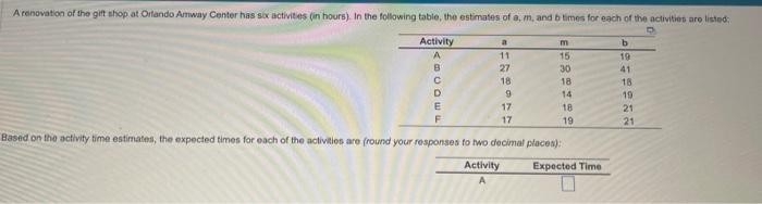 A & 11 & 15 & 19 \\ B & 27 &