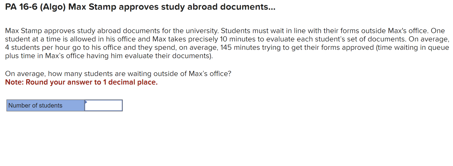  PA 166 (Algo) Max Stamp approves study abroad documents... Max Stamp