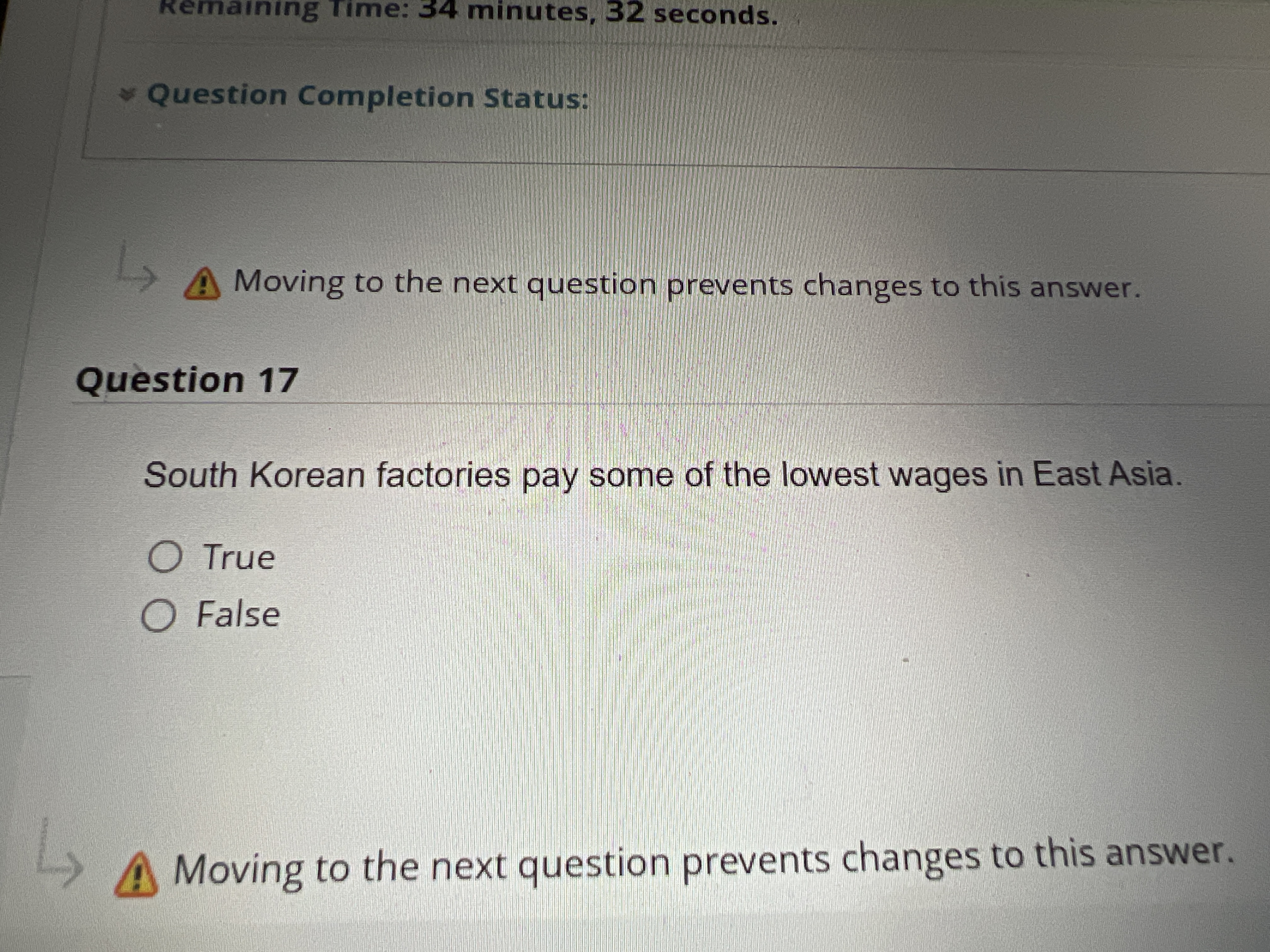 Moving to the next question prevents changes to this answer. Question