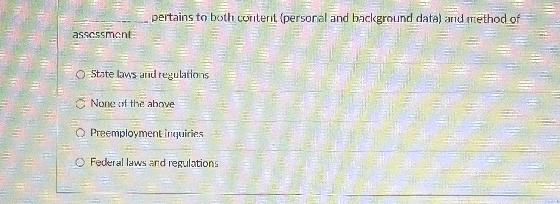  pertains to both content (personal and background data) and method of