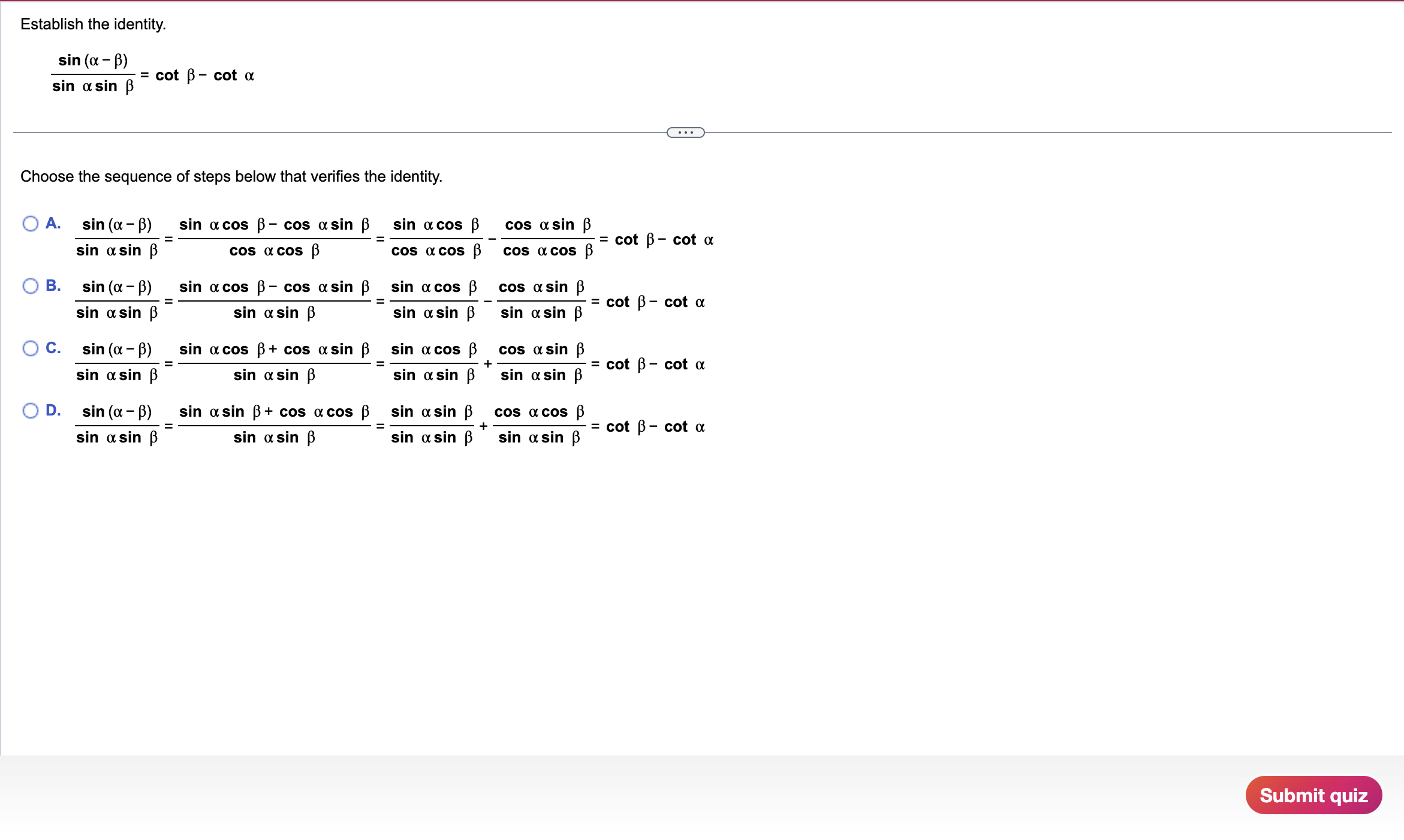 tan arccos - = a 2 tan [arccos [ - ]] (Type