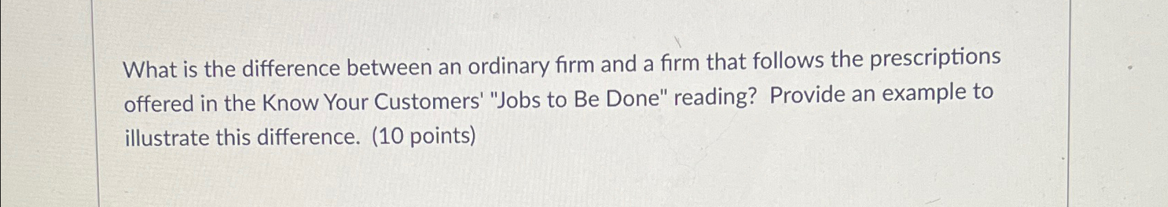  What is the difference between an ordinary firm and a firm